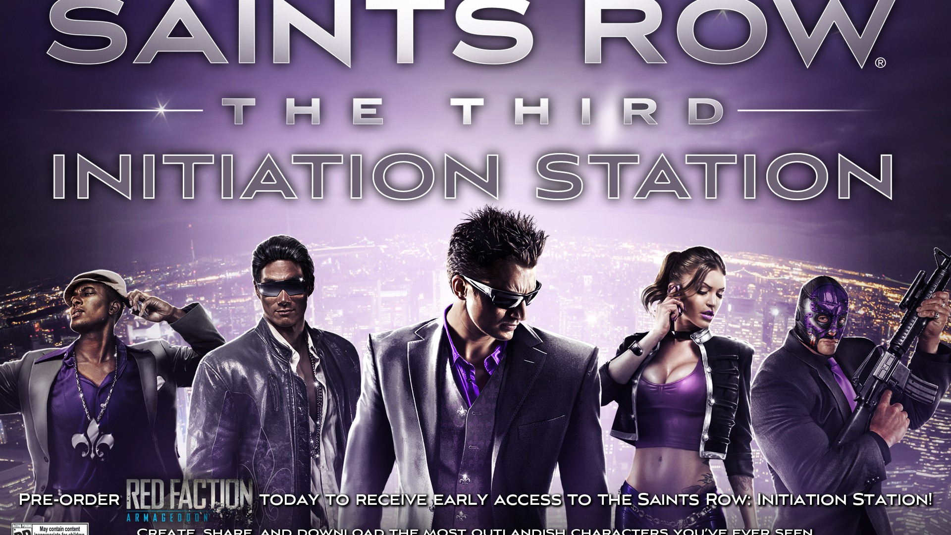 S r игра. Saints Row: the third initiation Station. Saints Row the third Постер. Saints Row the third пришельцы. Saints Row the third персонажи.